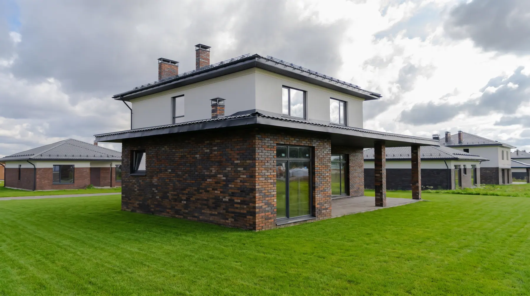 Построенный дом 225 м², проект «Сиена»