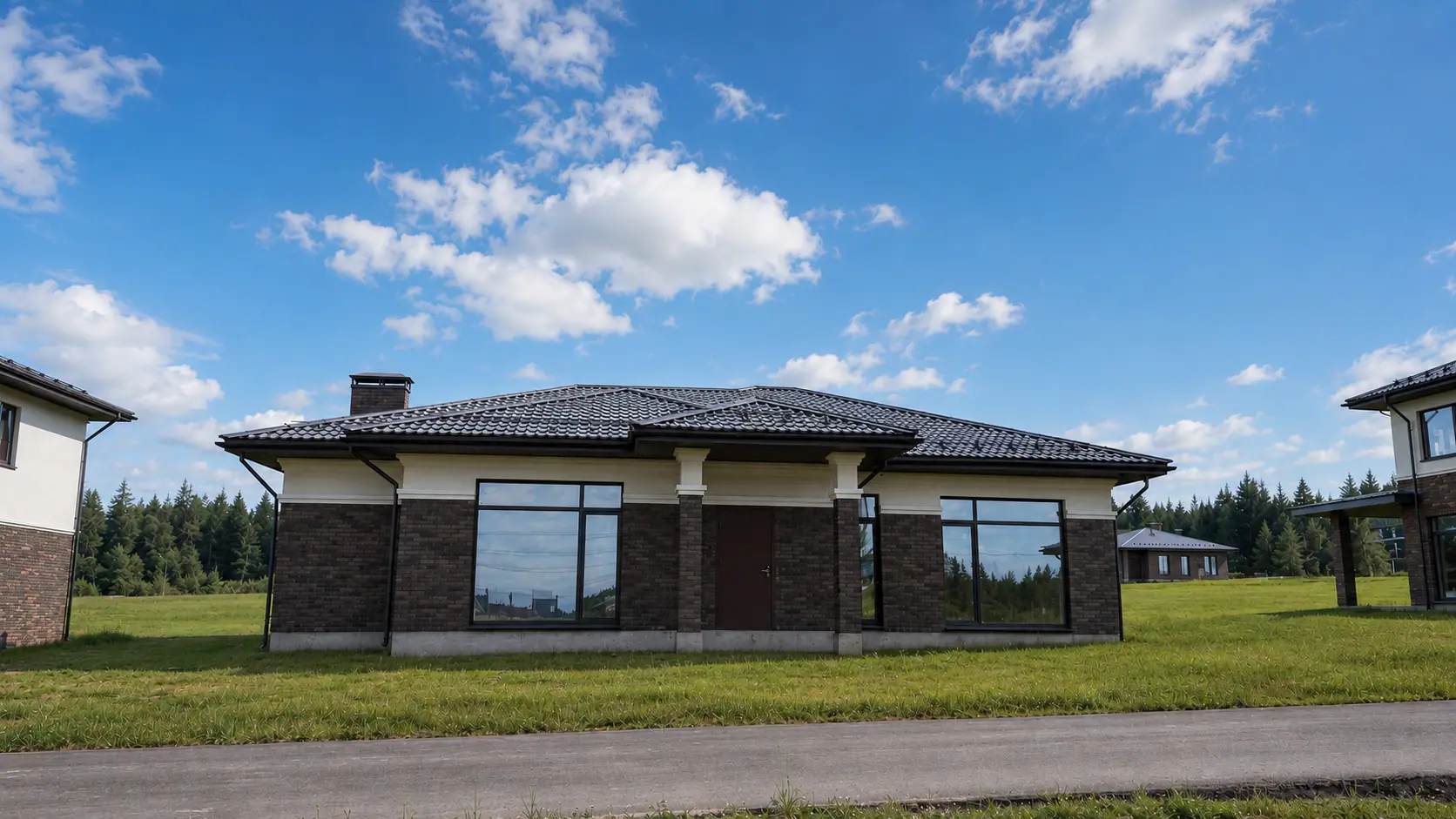 Построенный дом 150 м², проект «Форкс»
